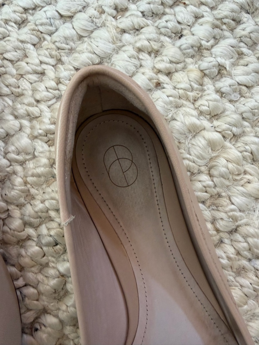 Porte & Paire (Net-A-Porter) Women’s Nude Ballet Flats with Bow - Picture 5 of 8